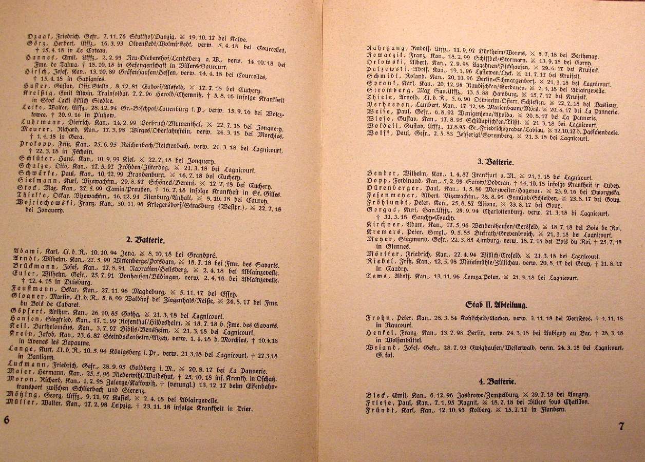 4574-13 Regimentsgeschichte: 1.Grossherz.Hess.F.Art.Rgt.25, 1935