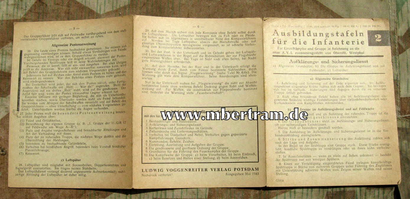 Wehrmacht: Aufklärungs- u. Sicherungsdienst" , 1943