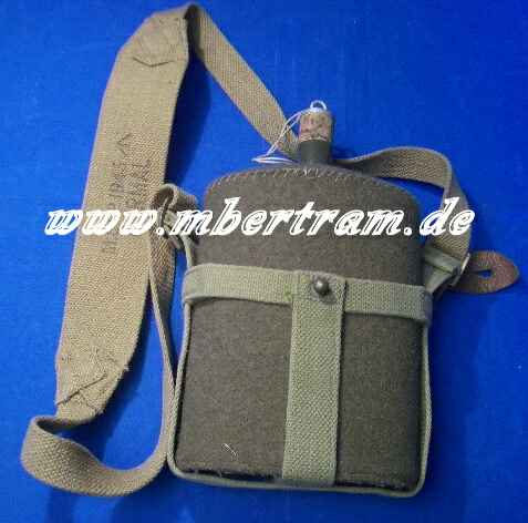 Englische Militär Trinkflasche M.E.C. 1943 Normal.