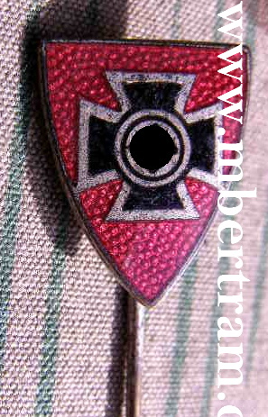 NS-Soldatenbund , Mitgliedsabzeichen, Miniatur, Buntmetall,