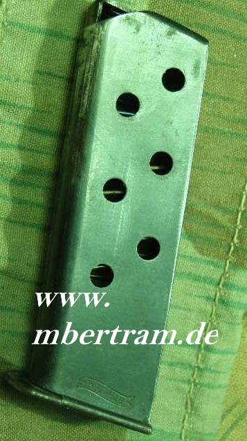 Magazin Walther PPK 7,65mm, Walther Firmenlogo