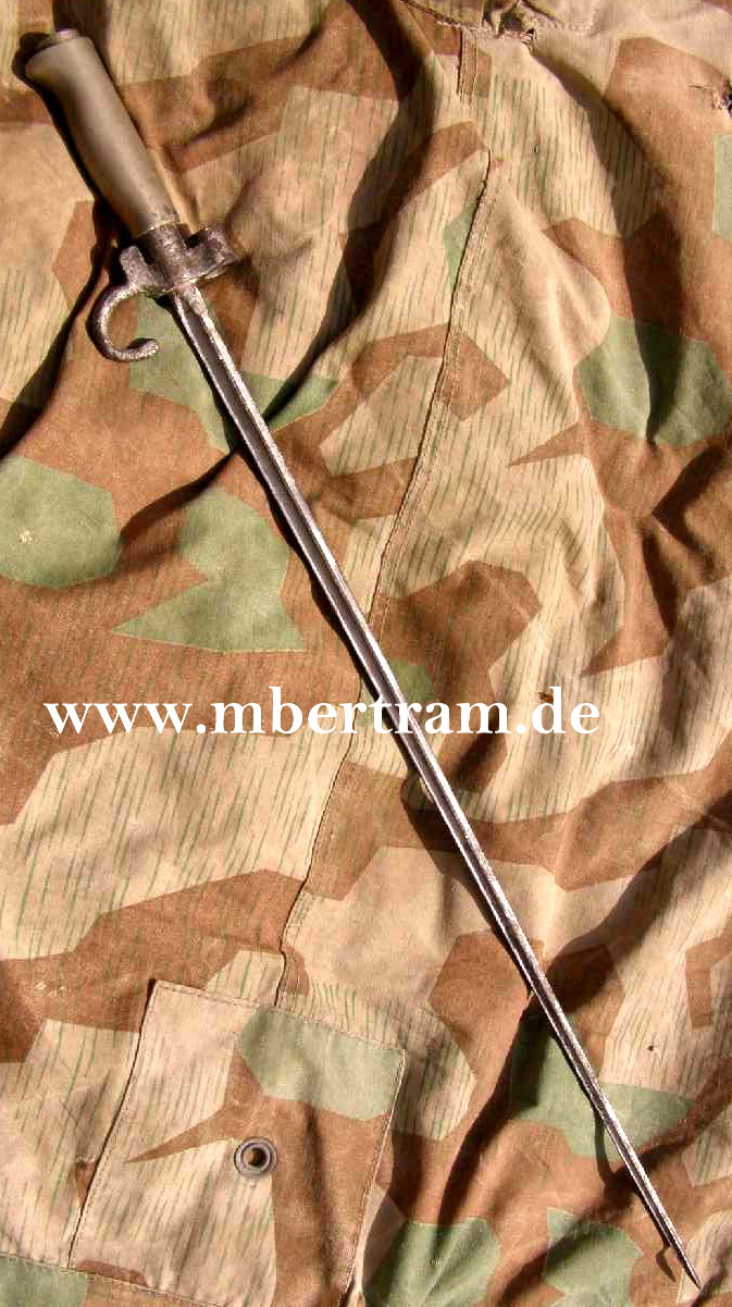 Frankreich Lebel Bajonett M 1886 4-kannt Klinge, o. Scheide
