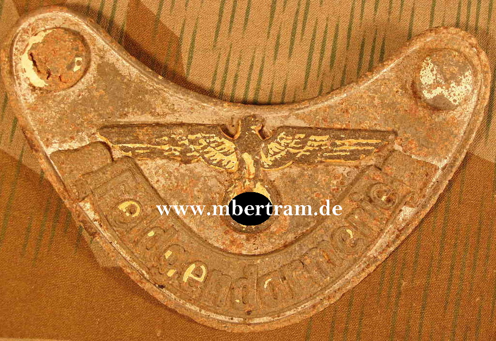 Ringkragen " Feldgendarmerie" Wehrmachts Militärpolizei