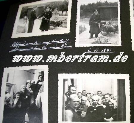 Fotos/Urkunden Kdt. Marinesign.station Hela 1941-45