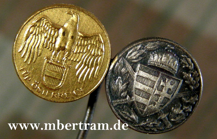 2er Miniaturenspange: für Österreich, Pro Deo et Partia