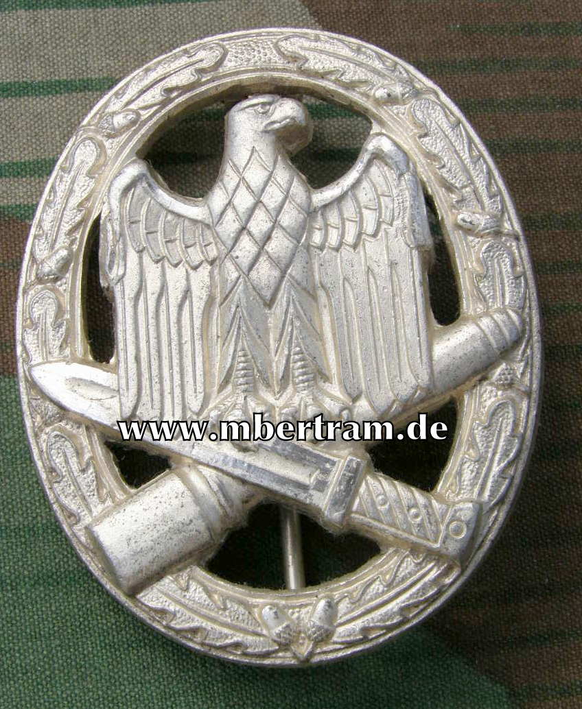 Allgemeines Sturmabzeichen , tragbare 1957er Fertigung