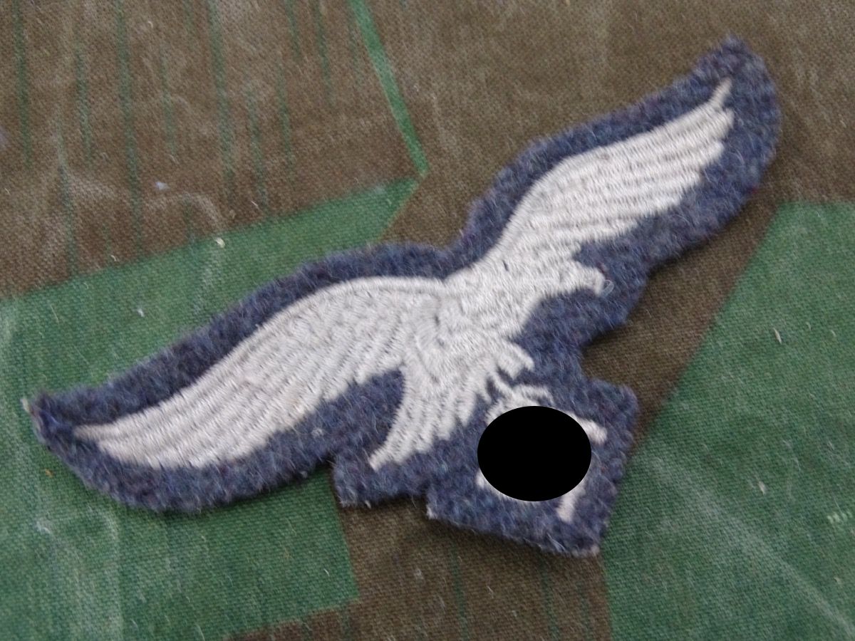 Replik: Brustadler Luftwaffe, matt gestickt, Mannschaften