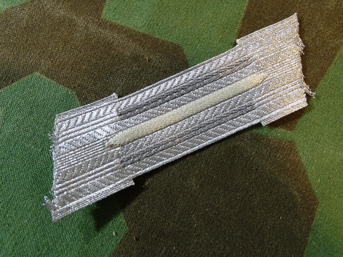 Kragenspiegel für Waffenrock Infanterie, Schneidernachlass