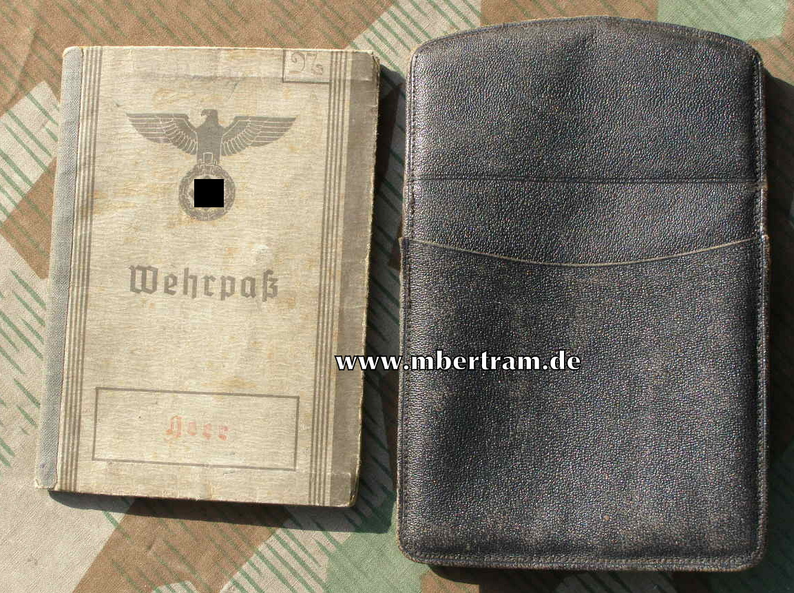 2.WK Soldaten Brieftasche/Soldbuchhülle- 10. Inf. Rgt. 438