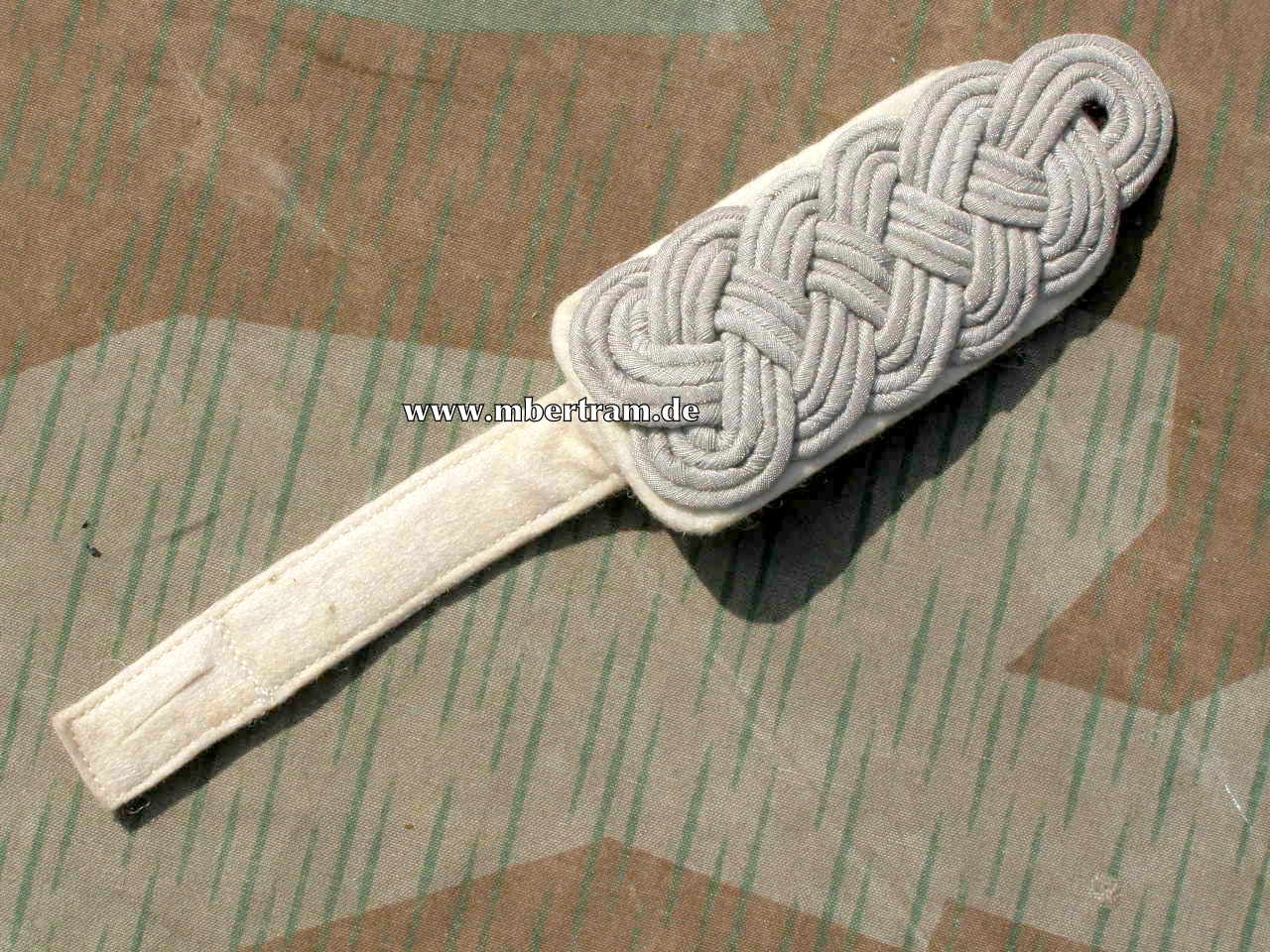 Einzel Schulterklappe Major Infanterie für die Feldbluse
