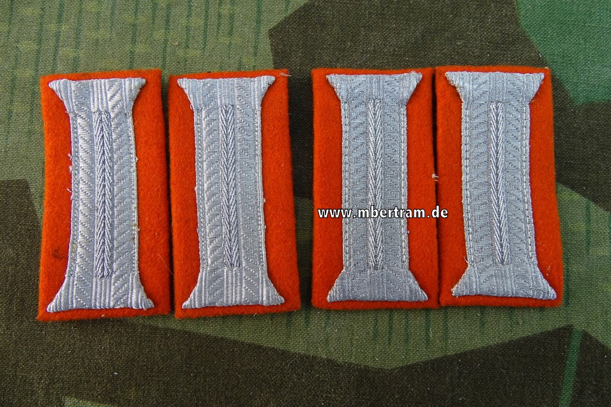 Wehrmacht Heer 4 Parade Ärmelpatten für Waffenrock Artillerie Mannschaft