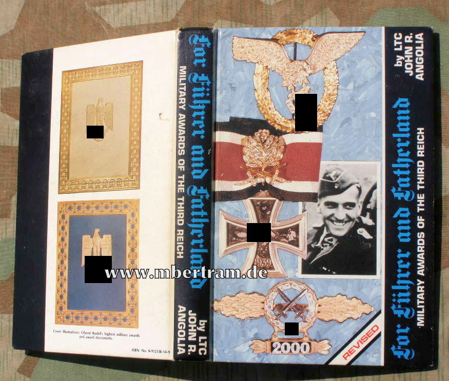 John R. Angolia: Military Awards of the Third Reich. 448 s.