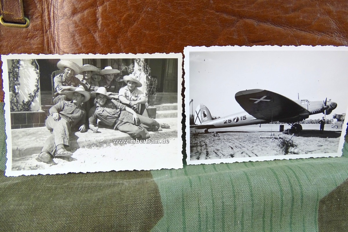 12371-326 Umfangreicher Nachlass Ju 52 Bordschütze, DK Gold, LW Pokal, Legion Condor, Alben....