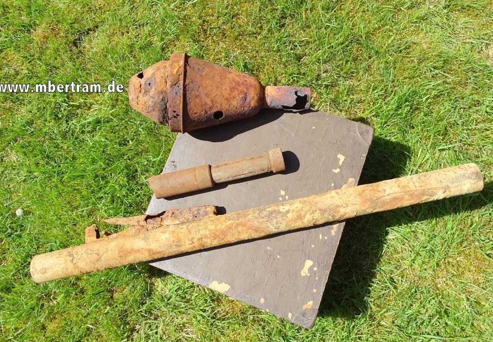 Panzerfaust 60 oder 100, unrestauriert, delaboriert incl. Kopf