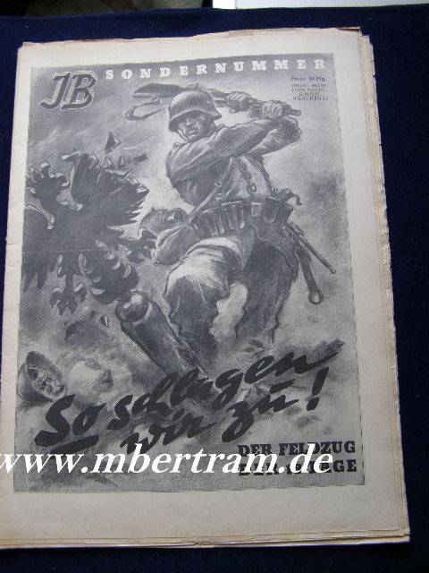 Illustrierter Beobachter, Sonderzeitung, Der Feldzug d.18 Tage