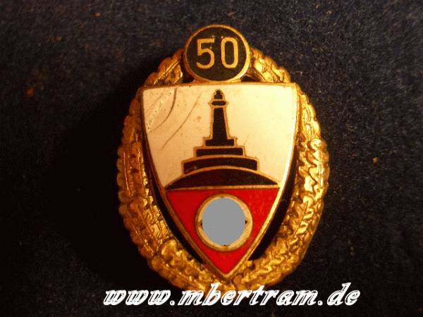 DEUTSCHER REICHSKRIEGERBUND KYFHÄUSER, 50 JAHRE