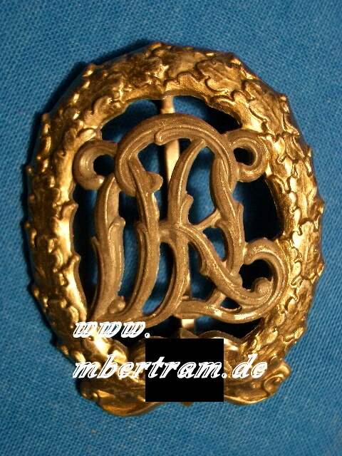 Reichssportabzeichen DRL Silber mit HK, Wernstein-Jena
