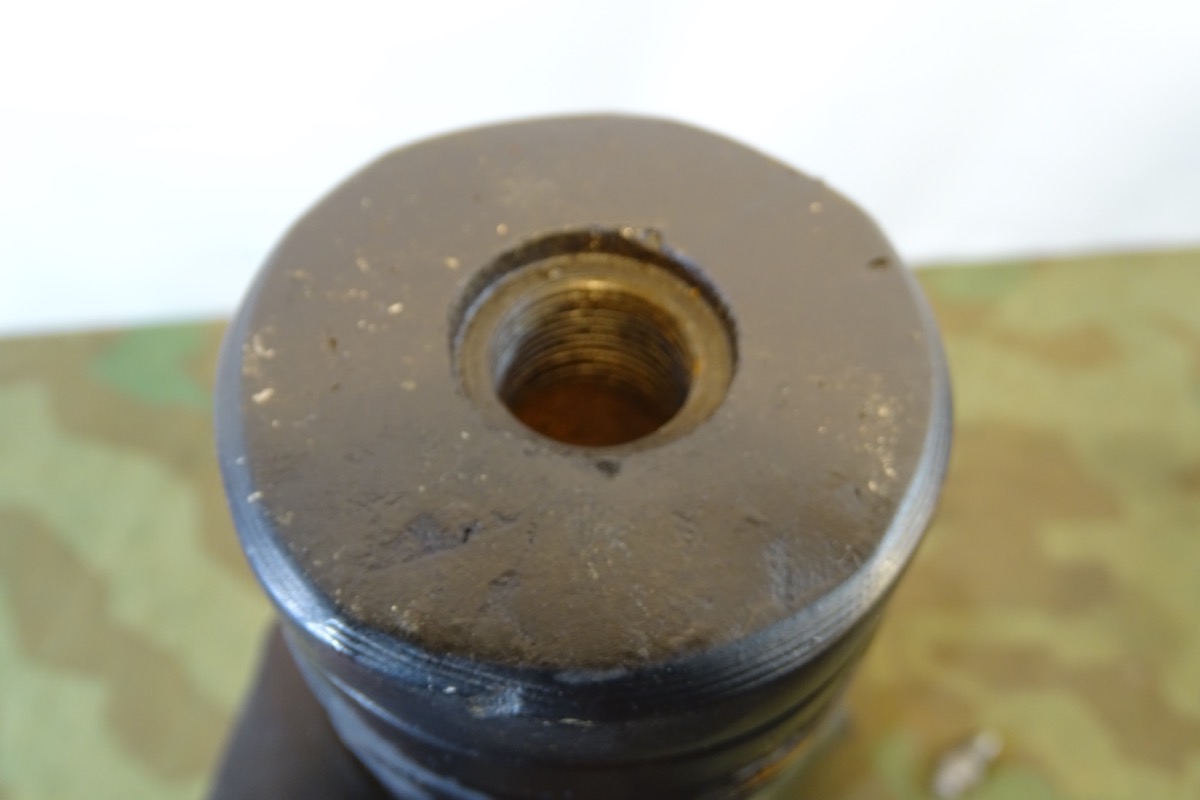 10389-7zLy1kJ2yuZC1l Wehrmacht Deko Sturmgeschütz Panzer Granate 7,5cm KWK 40 mit Hülse u Bodenschraube u Zündschraube