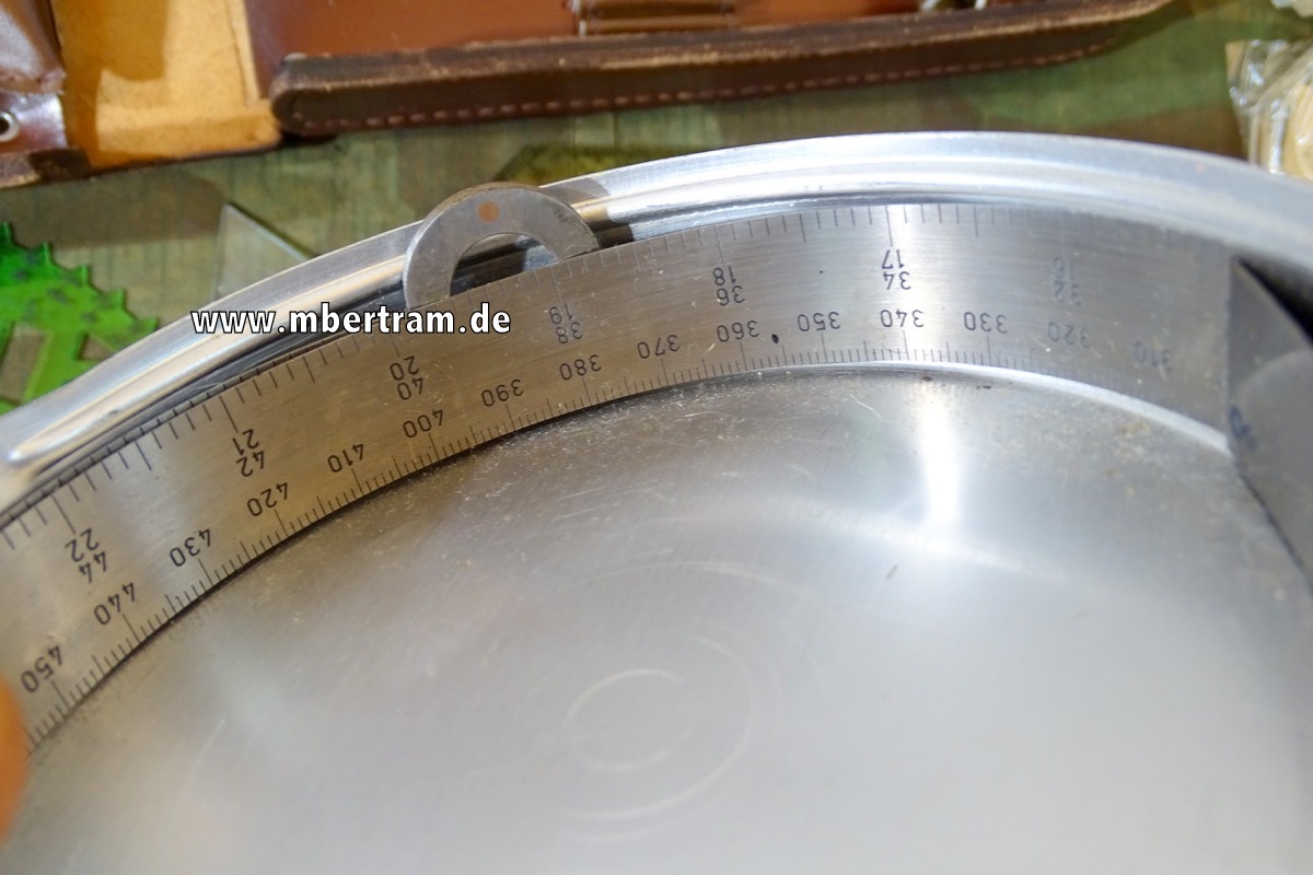 20305-6 DDR NVA Ledertasche Artillerie-Kommandeursbesteck mit Inhalt