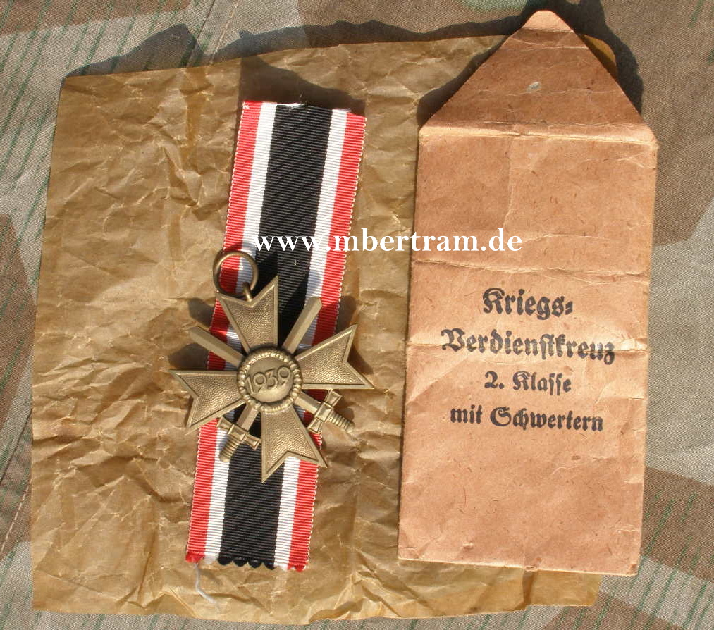 KvK 2. Kl. 1939 m. Schw. Hst: "Fritz Zimmermann, Stuttgart"