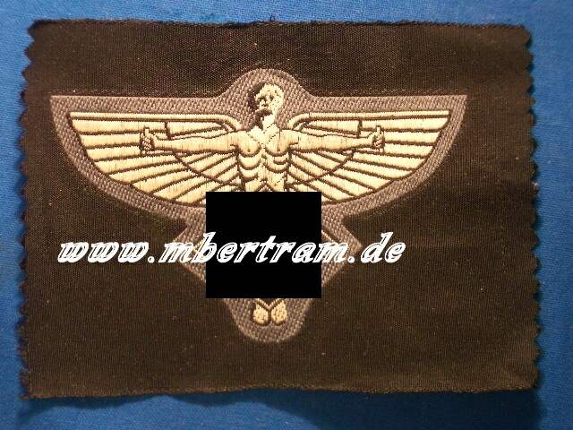 NSFK Adler, gewebte Ausführung, ca. 8,5x5,6cm, Neuwertig