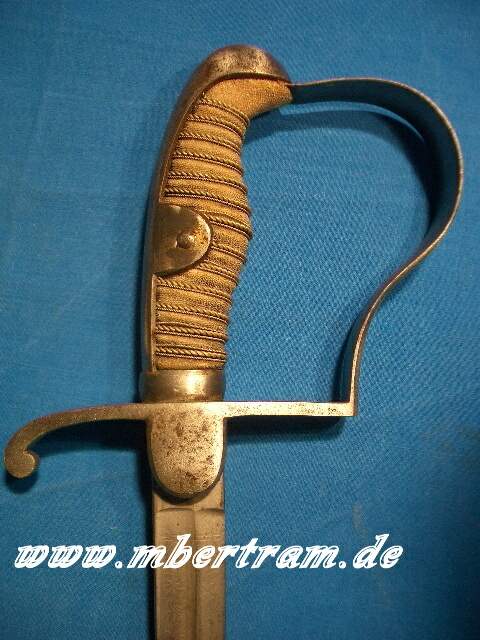 3090-3 Artillerie Extrasäbel vor 1900, Monogramm, tzung, WKC