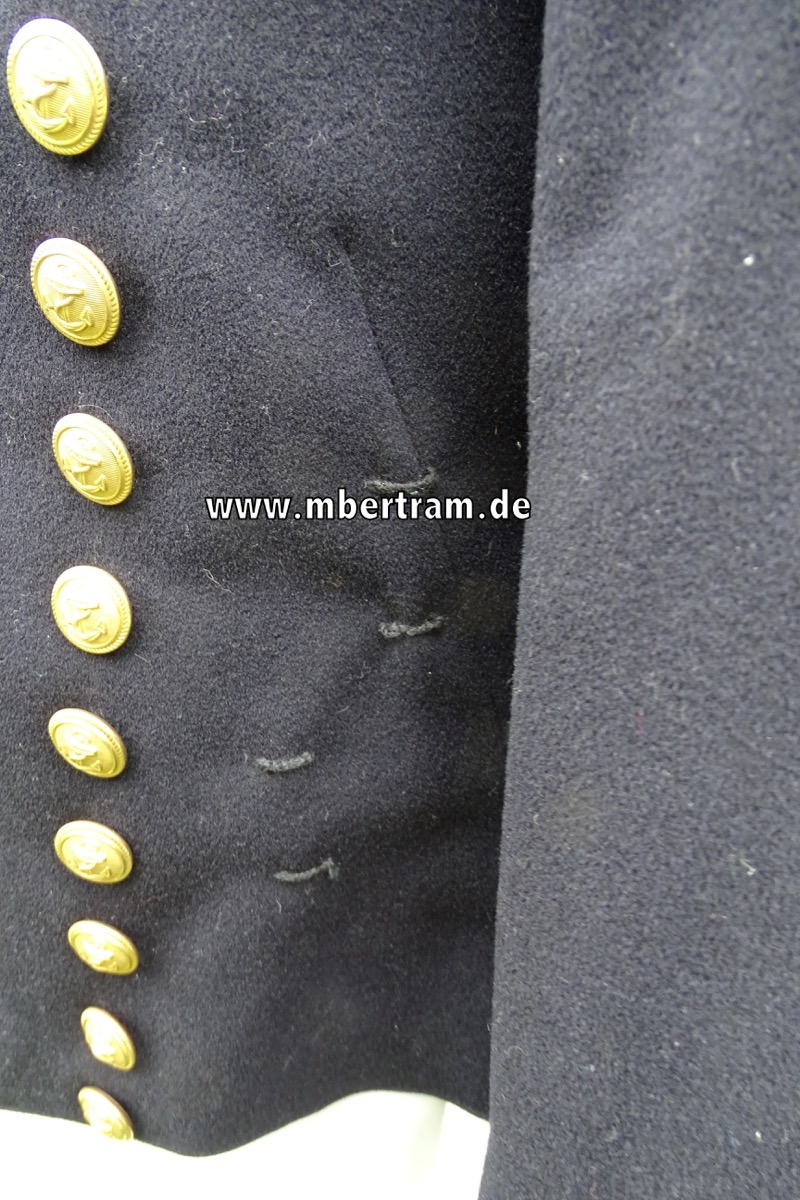2385-115a0d820298aff KM dunkelblaue Paradejacke, Feuerwerkersmaat, um 1937.