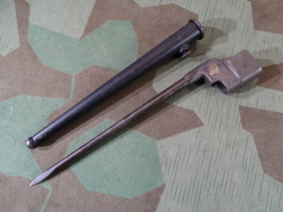 Englisches Spike-Bajonett No4 MK2 (Nadel-Bajonett). 