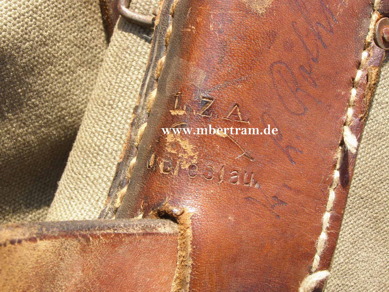 10397-10 Tornister, "Roseik- Breslau 1918". "5.Inf. Rgt. 12"