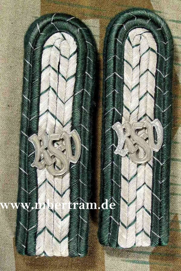 1 Paar Schulterklappen Zollinspektor, Reichsfinanzverwaltung