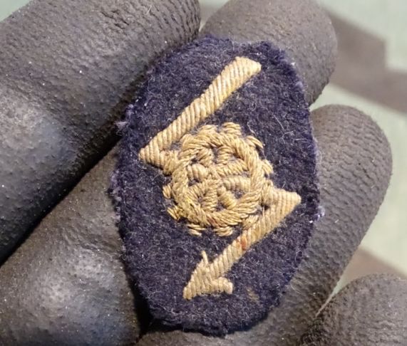 Kriegsmarine, Laufbahnabzeichen / Ärmelabzeichen für Nachrichtentechnischen Offizier