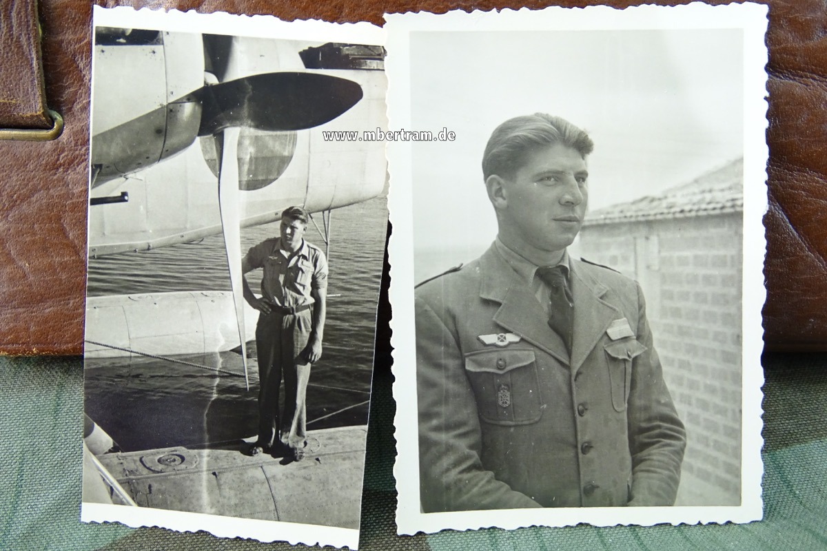 12371-320 Umfangreicher Nachlass Ju 52 Bordschütze, DK Gold, LW Pokal, Legion Condor, Alben....