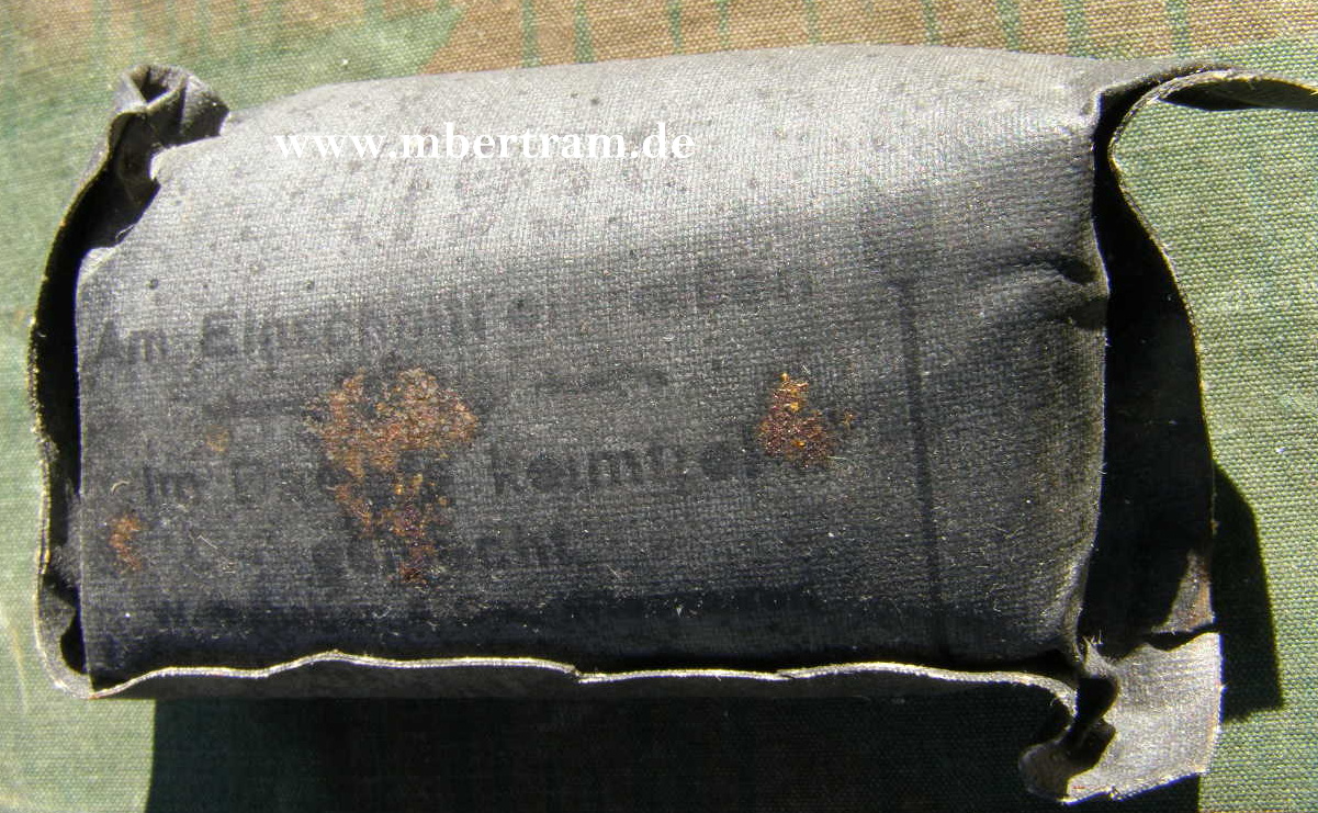 Verbandspäckchen, WH oder W SS, " 1939 - Wiesbaden"