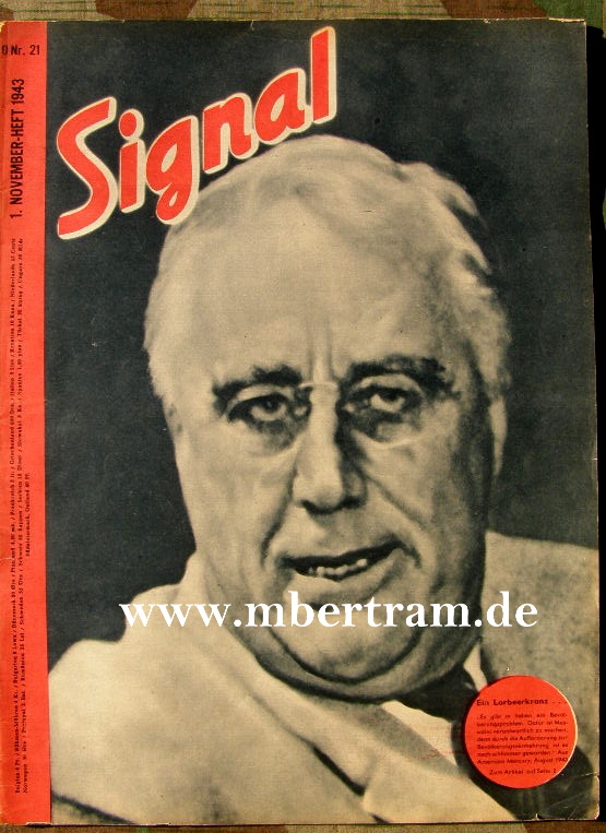 "Signal", Heft 21, 1 . November 1943