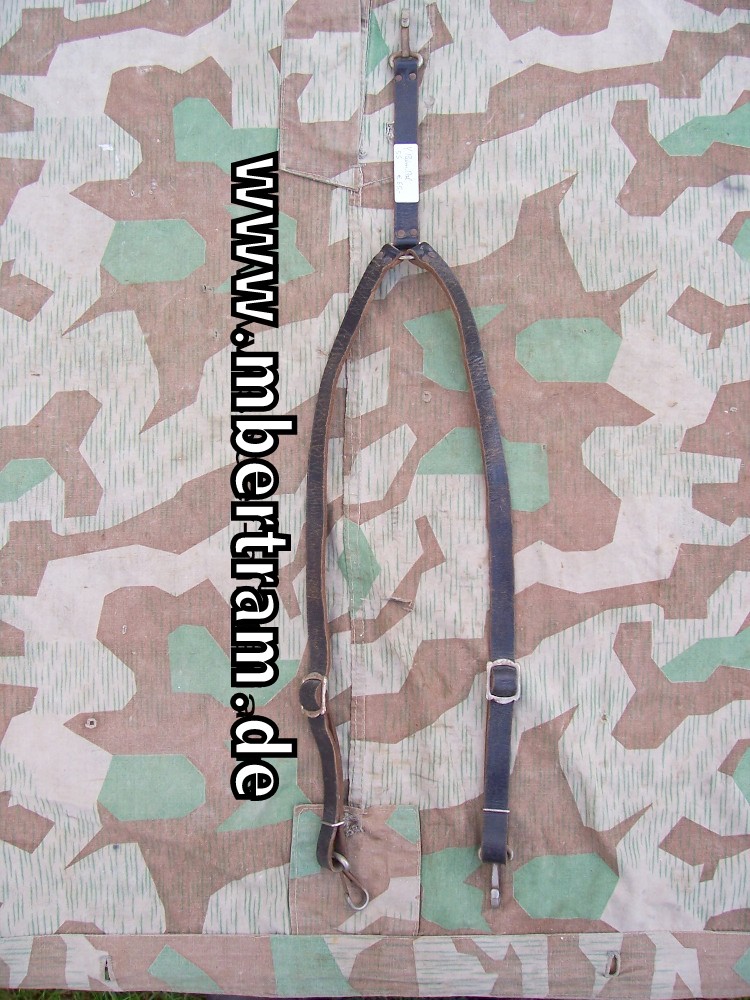 Allgemeine SS od. Polizei , Y - Beriemung , SS / Police black Y-Strap