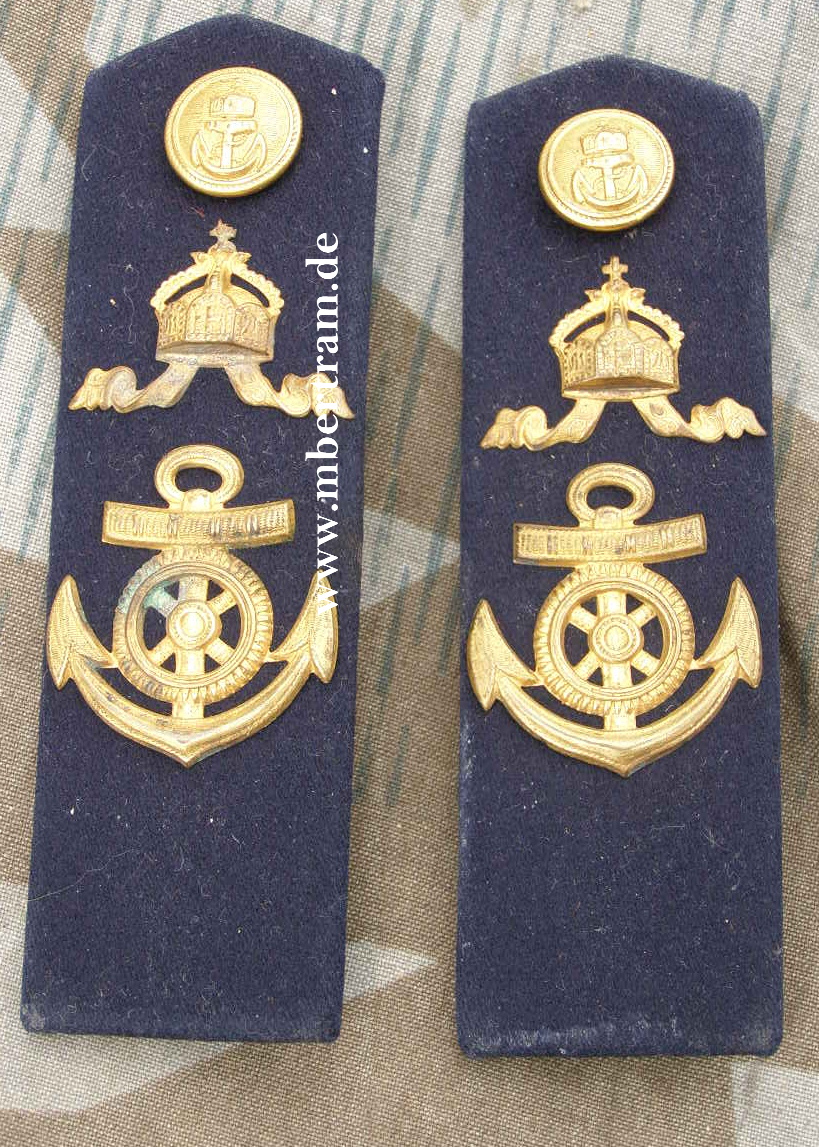 Paar Schulterklappen Kaiserl.Marine, BOXERAUFSTAND