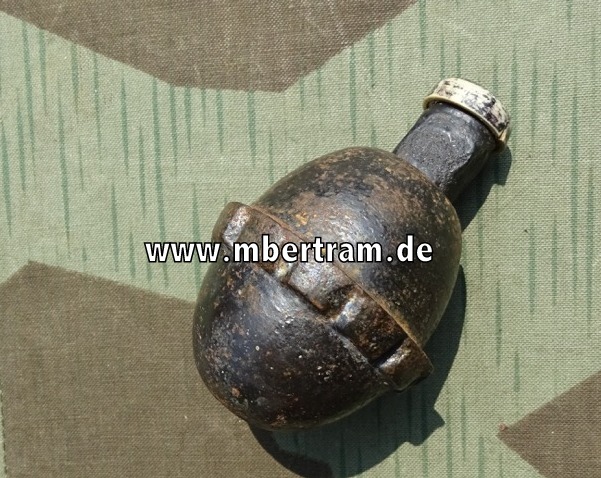 Deutsche Deko Eierhandgranate 1. Weltkrieg 1914/ 1918 mit Zünder