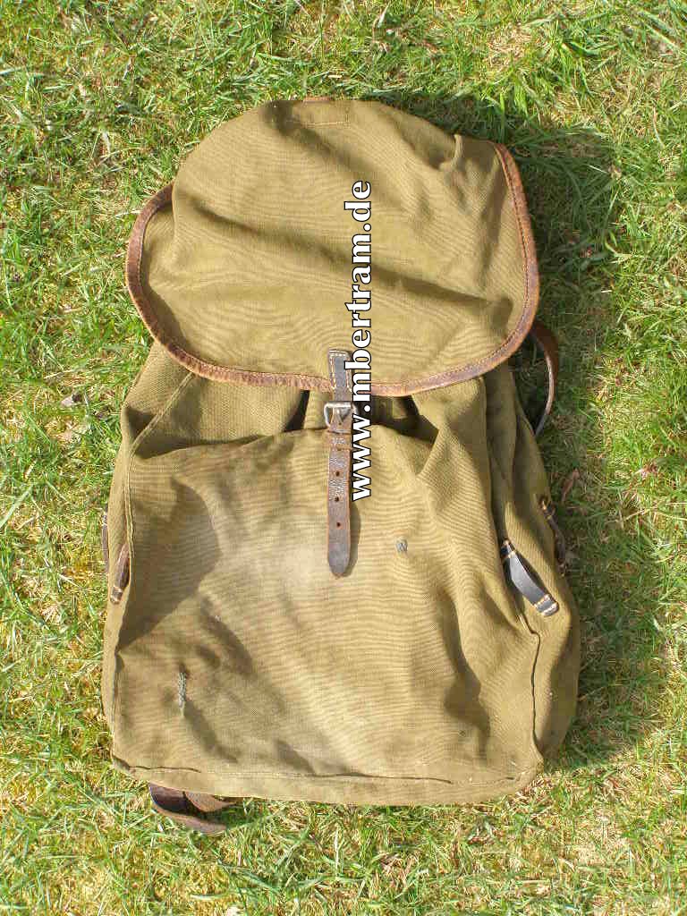 Wehrmacht Rucksack mit Riemen , Hst.: "Rankweil 1940"