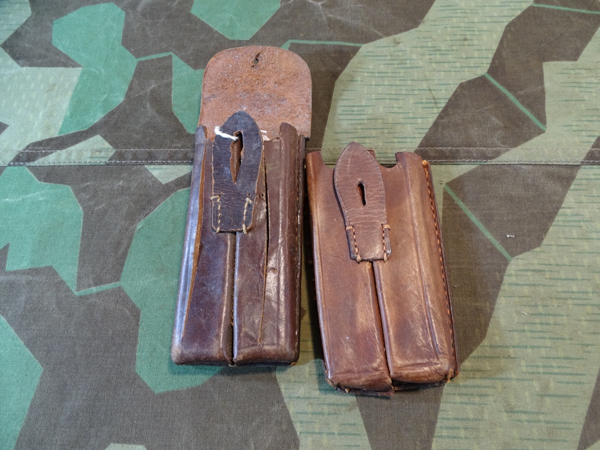 Bastlerstück, eine 2er Magazintasche für die P 08 des  1. Weltkriegs, gut restaurierbar Bastlerstück, eine 2er Magazintasche für die P 08 des  1. Weltkriegs, gut restaurierbar