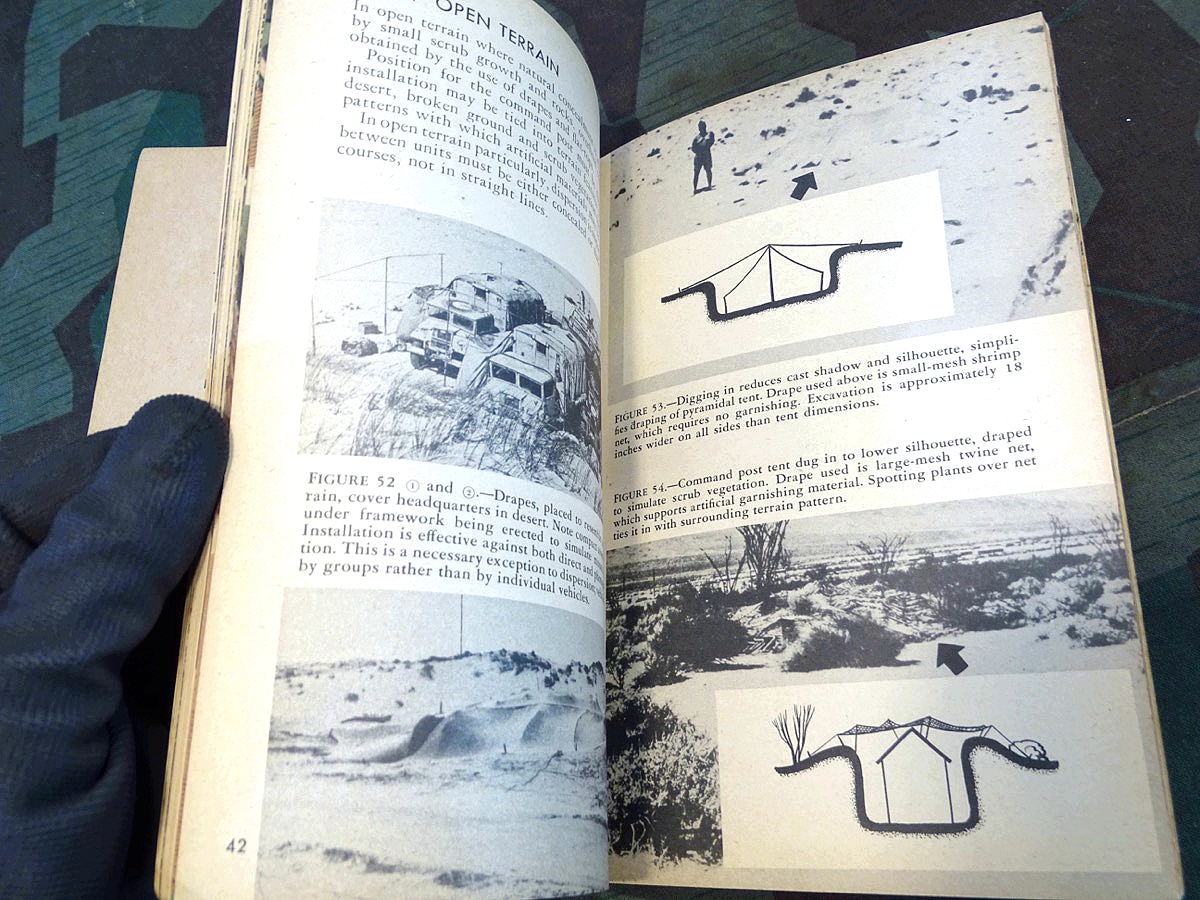 FM 5-20 C , Carmouflage of Bivouacs, Command Posts, Supply Points and medical instalations 1944