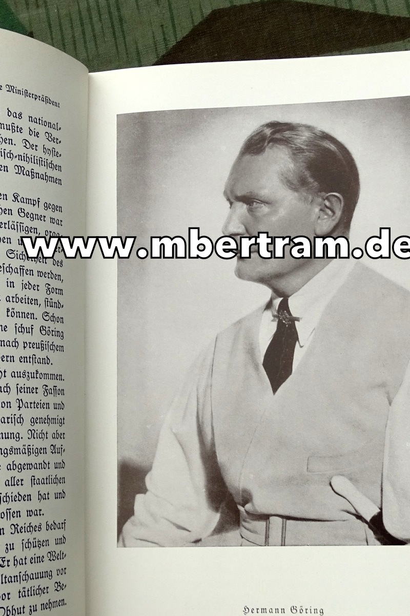 Hermann Göring. Werk und Mensch Gritzbach Erich, Widmung, Erschienen 1938