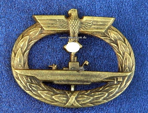 U-Boot Kriegsabzeichen Herst."GWL"