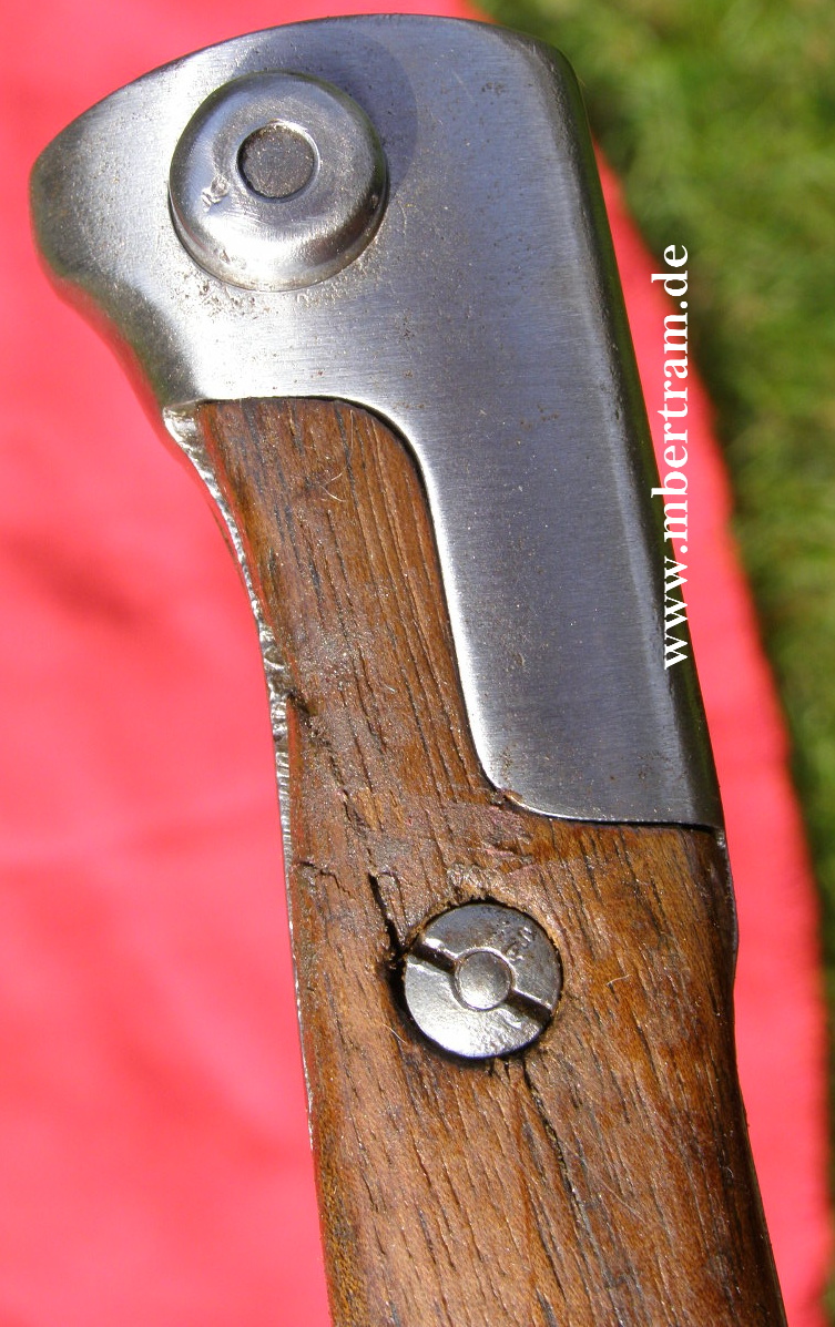 10364-12 Preußen Seitengewehr M 1884/98 a.Art, Doppelhersteller WKC u. Erfurt, 1. Ersatz-MG-Kompanie