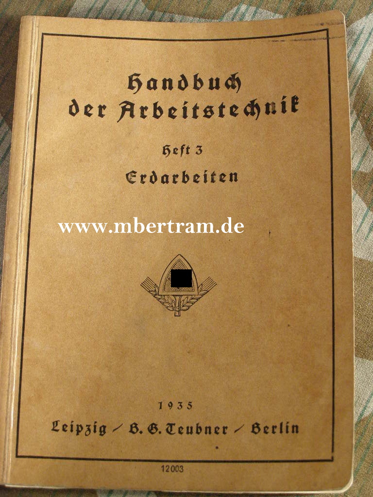 Dienstanweisung RAD: Handbuch für Arbeitstechnik Heft 3