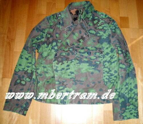 Replik: Waffen SS Panzerjacke, Eichentarn, gealtert, Gr.54
