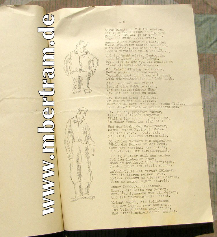 Luftwaffen Bau Komp. 66/XI, Lüneburg 1940. Bierzeitung