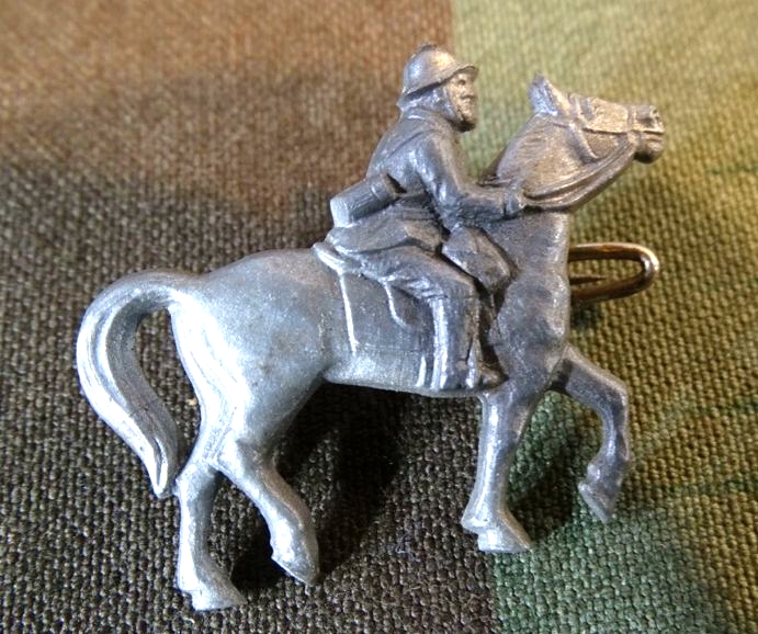"Kavallerist mit Pferd" Serie "Darstellungen der Wehrmacht" Reichsstrassensammlung 1941