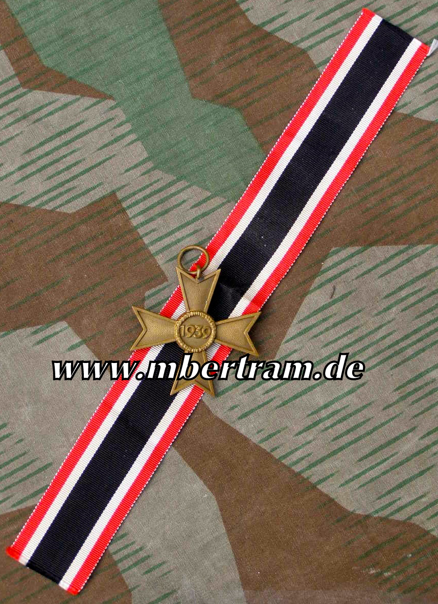 KvK 2. KL. 1939 ohne Schw. , Buntmetall, am langen Band