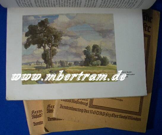 4 Ausgaben Nationalsozialistische Monatshefte. 1938