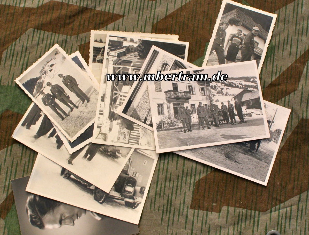 13 Fotos Luftwaffen Flugzeugführer, Winterurlaub, Saalbach